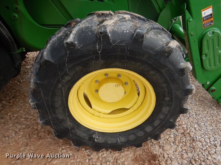 image for item KQ9647 2015 John Deere 6125R  MFWD tractor