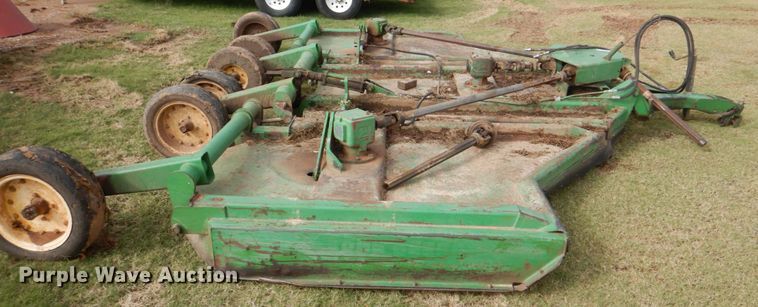 image for item KQ9652 John Deere 1518  batwing rotary mower
