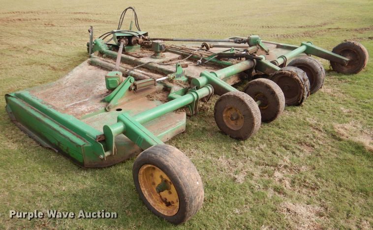 image for item KQ9652 John Deere 1518  batwing rotary mower