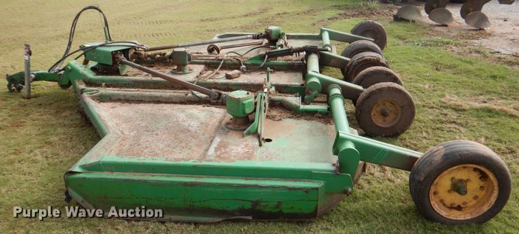 image for item KQ9652 John Deere 1518  batwing rotary mower
