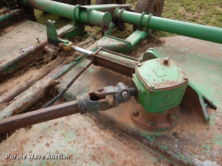 image for item KQ9652 John Deere 1518  batwing rotary mower