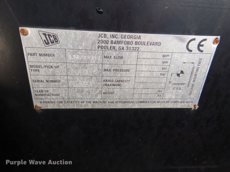 image for item KQ9653 JCB TRL78HF skid steer rototiller