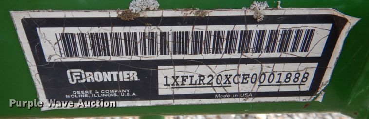 image for item KQ9654 Frontier LR2084  landscape rake