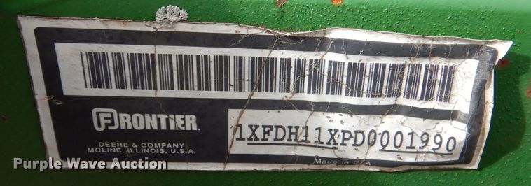 image for item KQ9655 Frontier DH1180  tandem disk