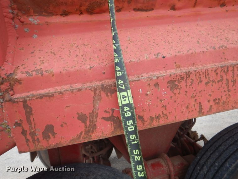 image for item DA5487 1993 Hilbilt  end dump trailer