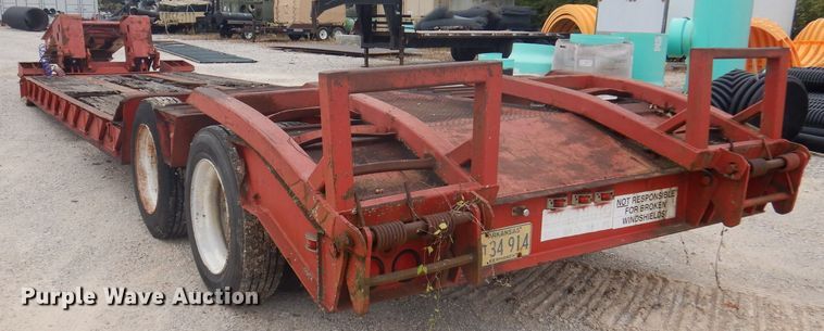 image for item DA5488 1994 Holden HPD46235  lowboy equipment trailer