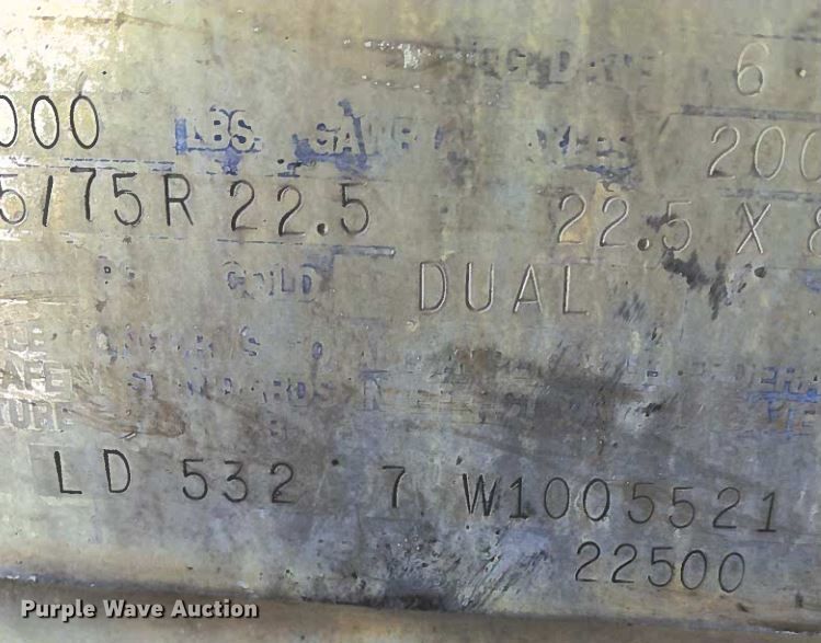 image for item DI5452 1998 Eby  livestock trailer