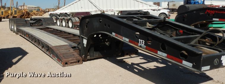 image for item DI8517 2000 Fontaine TH55-FLD  lowboy equipment trailer