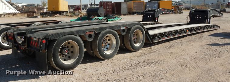 image for item DI8517 2000 Fontaine TH55-FLD  lowboy equipment trailer