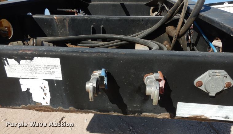 image for item DI8517 2000 Fontaine TH55-FLD  lowboy equipment trailer