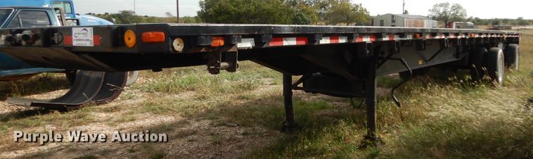 image for item DJ7444 1985 Lufkin FL-75 AR  flatbed trailer