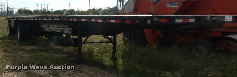 image for item DJ7444 1985 Lufkin FL-75 AR  flatbed trailer