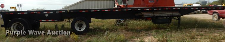 image for item DJ7444 1985 Lufkin FL-75 AR  flatbed trailer