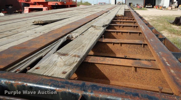 image for item DJ7444 1985 Lufkin FL-75 AR  flatbed trailer
