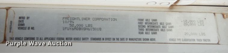 image for item DJ7473 1995 Freightliner FLD  dump truck