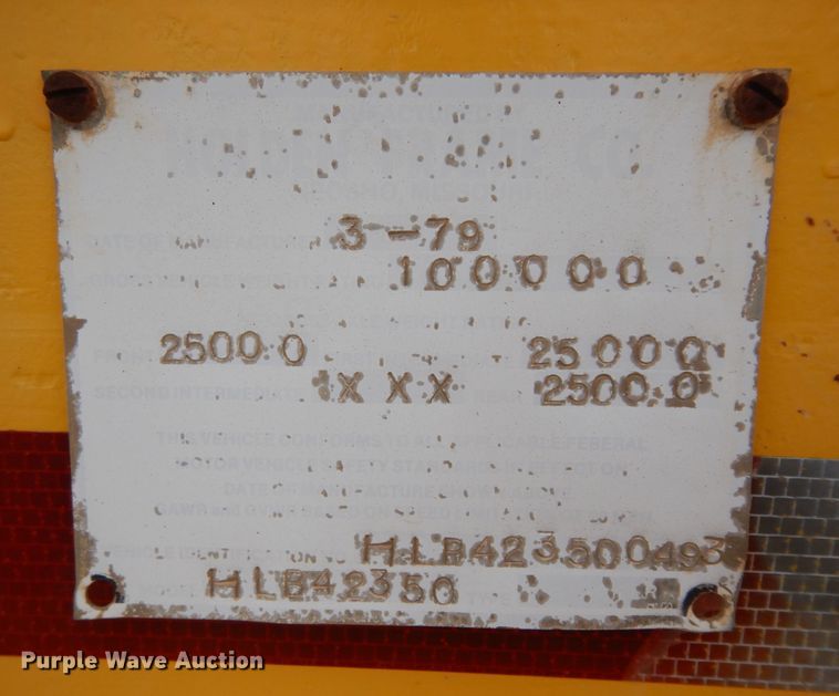 image for item DJ7474 1979 Holden FB  equipment trailer