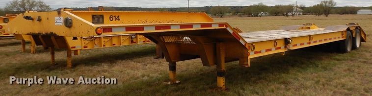 image for item DJ7475 1997 Atoka Welding & Fabrication LB  drop deck equipment trailer