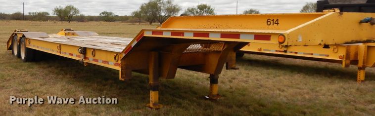 image for item DJ7475 1997 Atoka Welding & Fabrication LB  drop deck equipment trailer