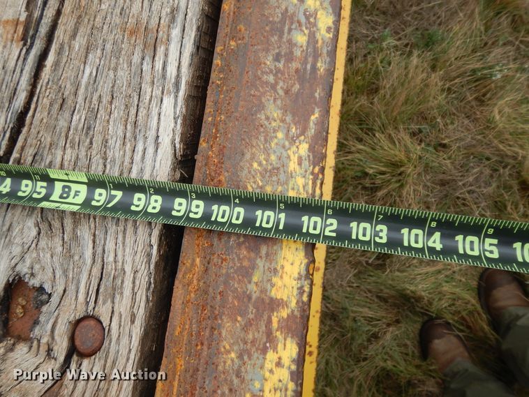 image for item DJ7475 1997 Atoka Welding & Fabrication LB  drop deck equipment trailer