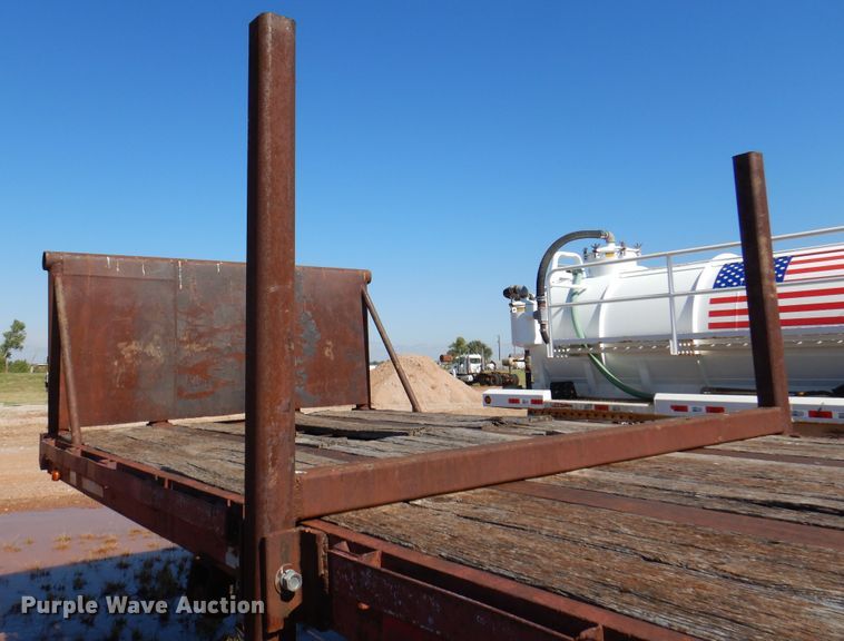 image for item DJ7534 1980 Aztec FCB-7538  flatbed trailer