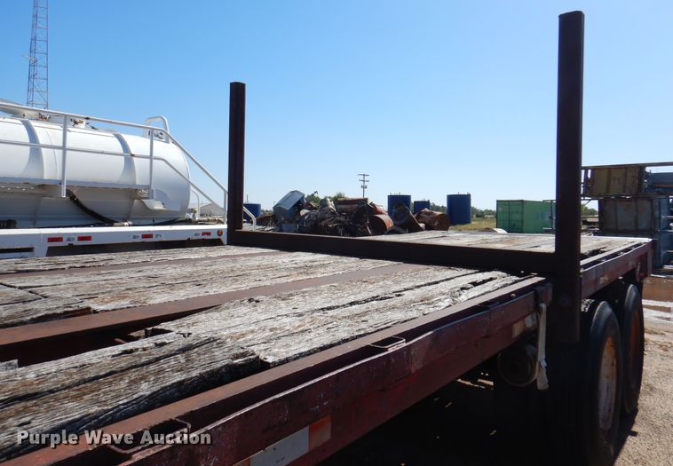 image for item DJ7534 1980 Aztec FCB-7538  flatbed trailer