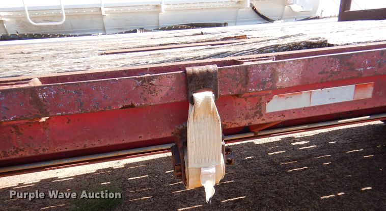 image for item DJ7534 1980 Aztec FCB-7538  flatbed trailer