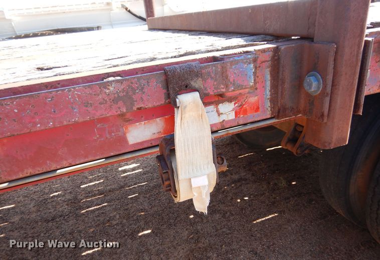 image for item DJ7534 1980 Aztec FCB-7538  flatbed trailer
