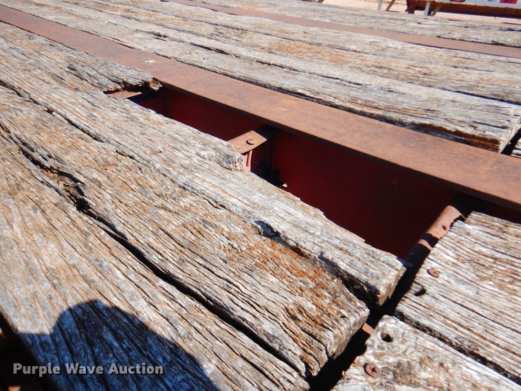 image for item DJ7534 1980 Aztec FCB-7538  flatbed trailer