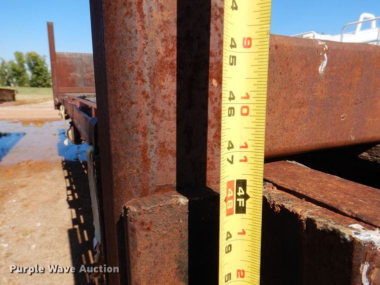 image for item DJ7534 1980 Aztec FCB-7538  flatbed trailer