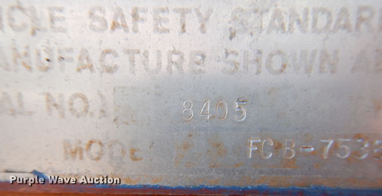 image for item DJ7534 1980 Aztec FCB-7538  flatbed trailer