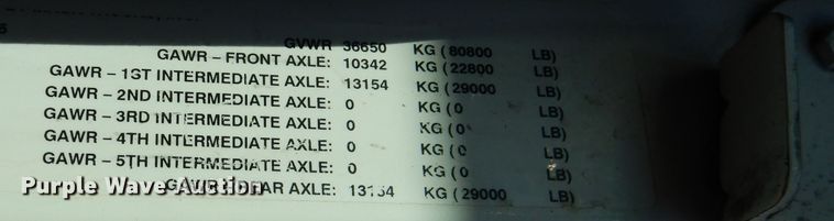 image for item DJ8887 2010 Mack GU713  winch truck