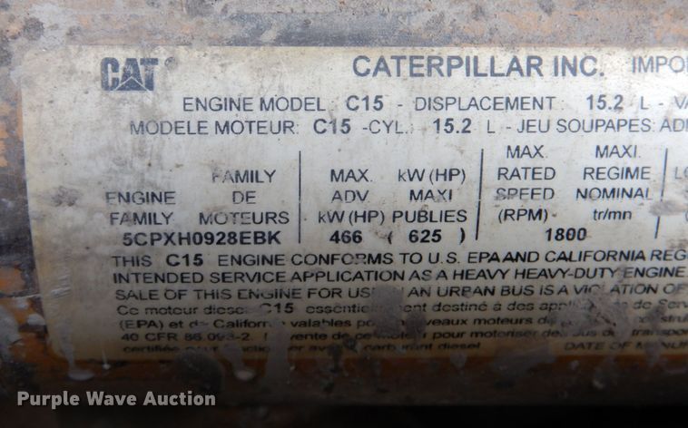 image for item DK1249 2005 Peterbilt 378  roll-off container truck