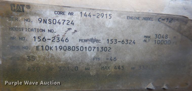 image for item DK1354 1998 Peterbilt 357  semi truck