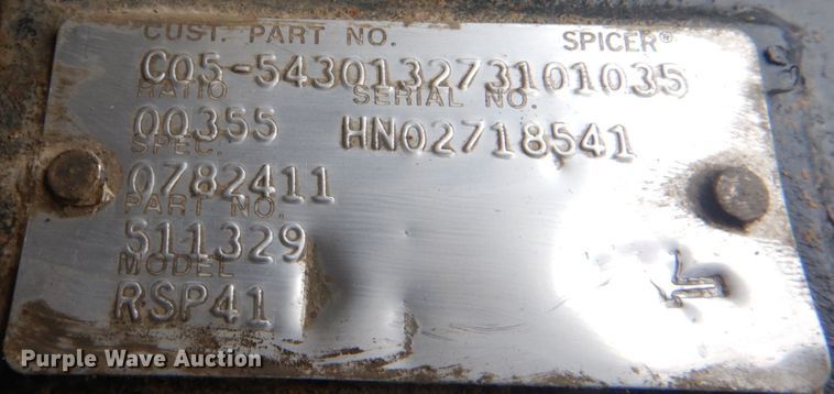 image for item DK1356 2008 Kenworth T800  semi truck