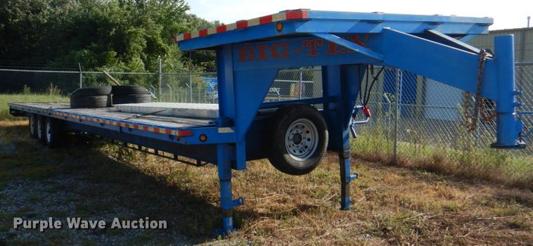 image for item DL0103 1998 Big Tex 18GN-40  equipment trailer
