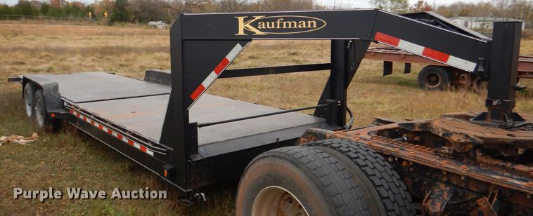 image for item DL0690 2017 Kaufman  tilt deck equipment trailer