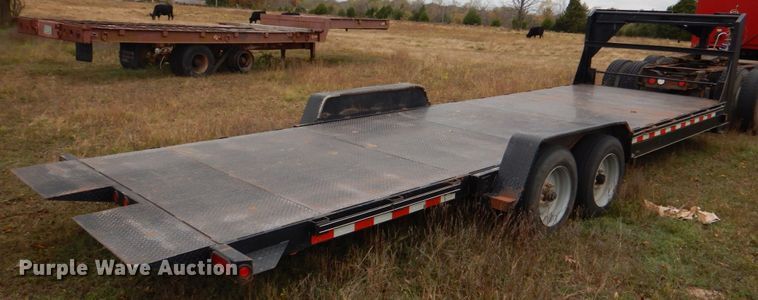 image for item DL0690 2017 Kaufman  tilt deck equipment trailer