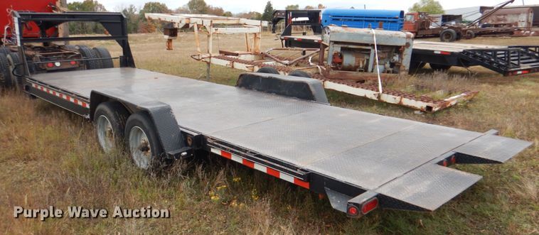 image for item DL0690 2017 Kaufman  tilt deck equipment trailer