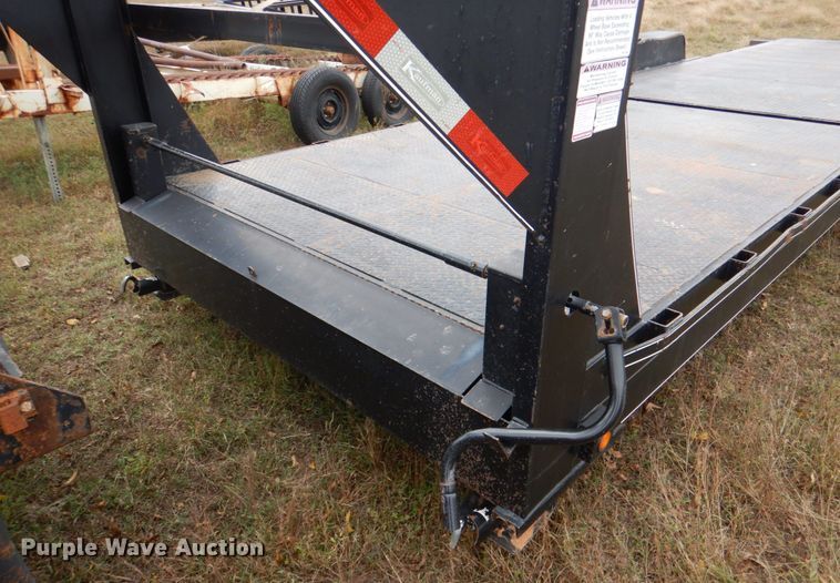 image for item DL0690 2017 Kaufman  tilt deck equipment trailer