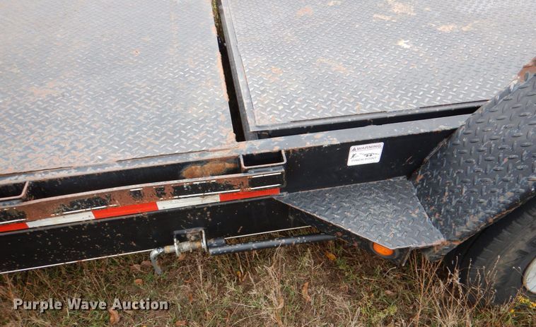 image for item DL0690 2017 Kaufman  tilt deck equipment trailer