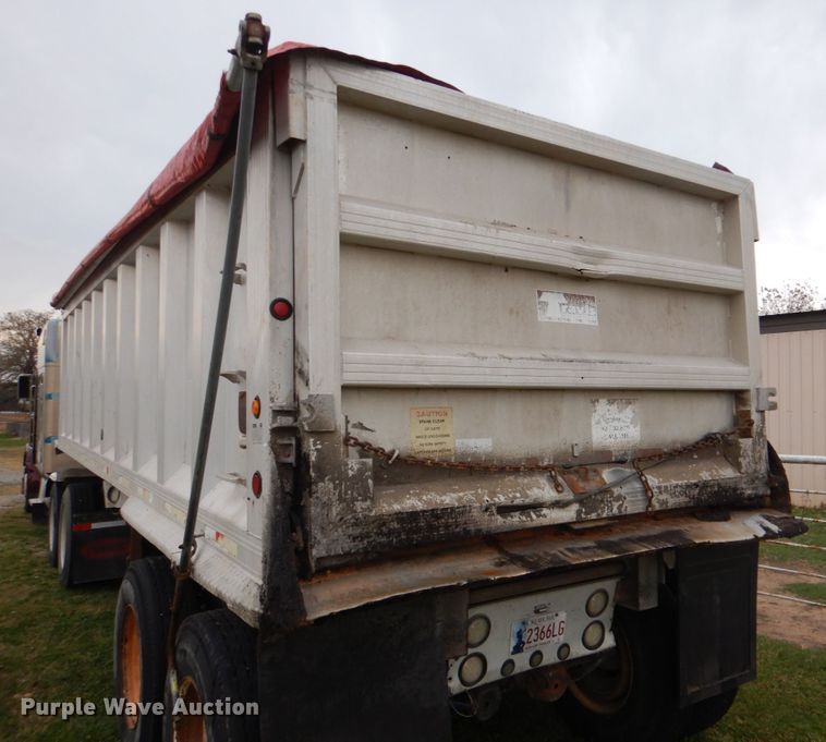 image for item DL0695 1999 Travis S-96  end dump trailer