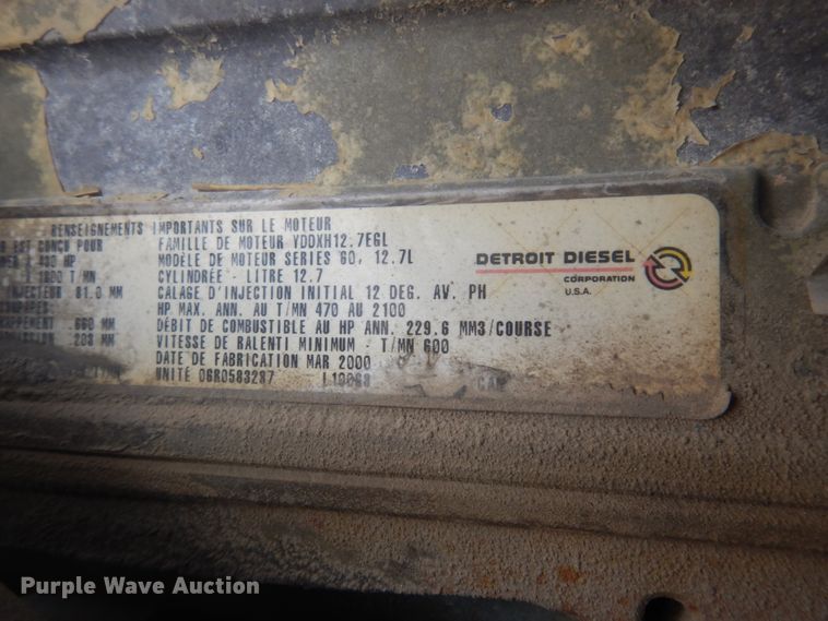 image for item DM5304 2001 International 9100i  semi truck