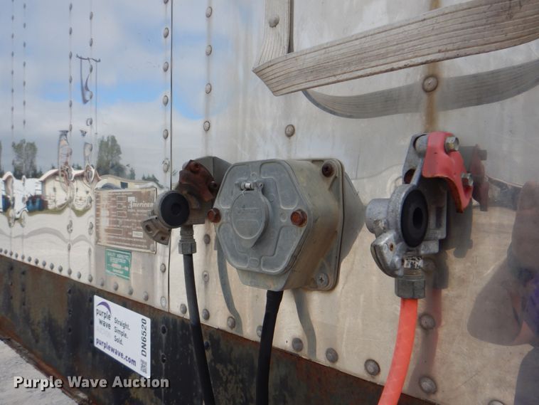 image for item DN6520 1990 American Trailers Inc A751  dry van trailer