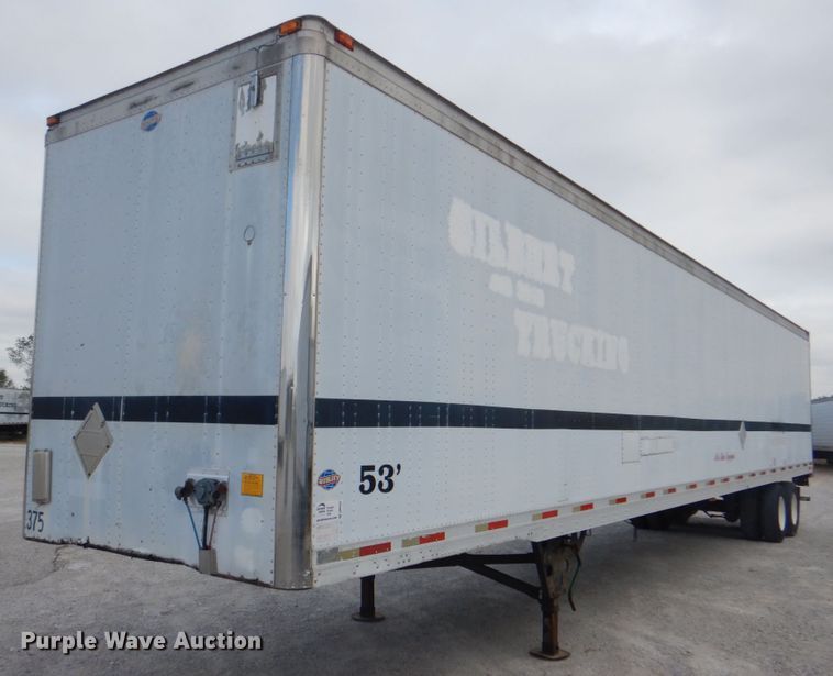 image for item DN6521 2001 Utility Trailer MFG VS2DC  dry van trailer