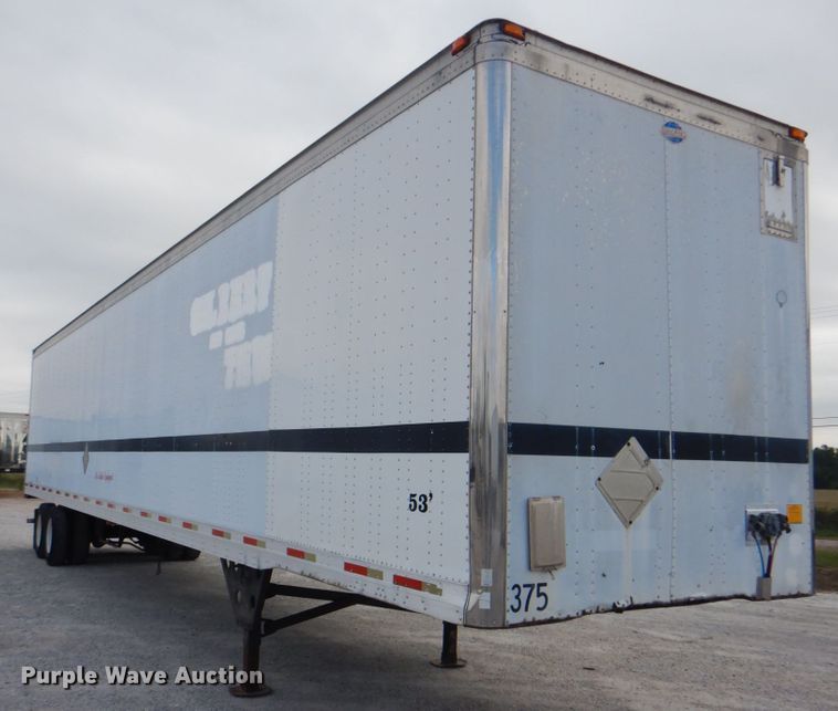 image for item DN6521 2001 Utility Trailer MFG VS2DC  dry van trailer