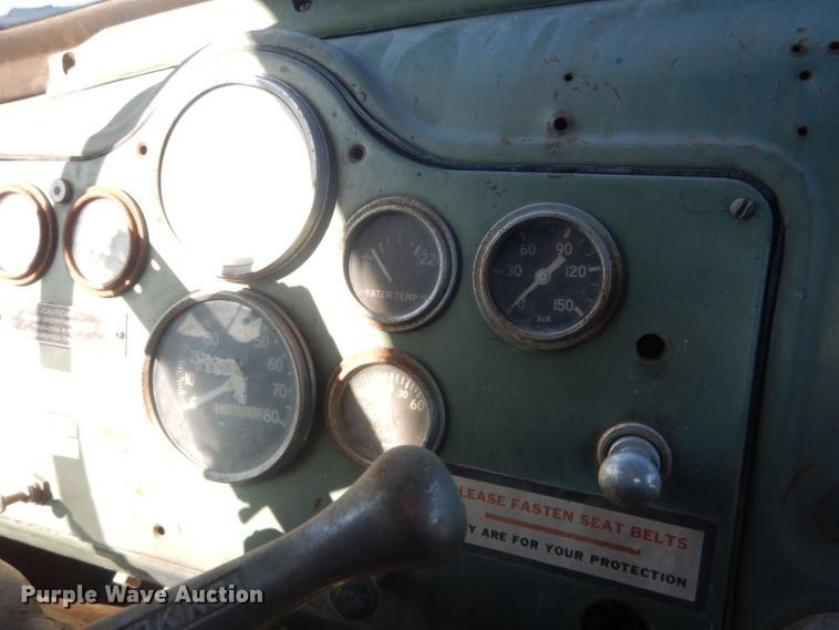 image for item HU9329 1957 Mack B63  truck cab and chassis