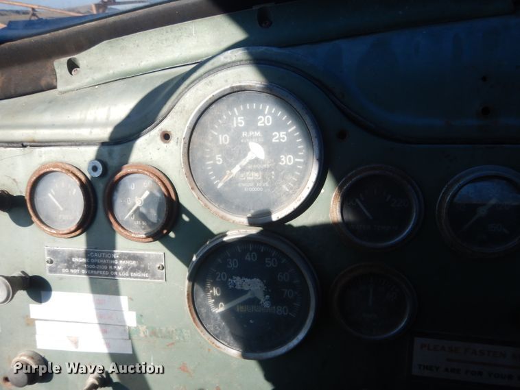 image for item HU9329 1957 Mack B63  truck cab and chassis