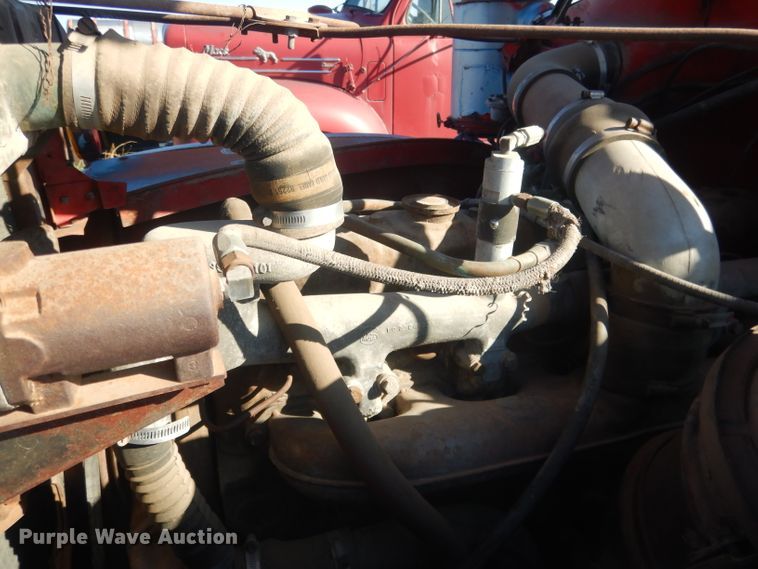 image for item HU9329 1957 Mack B63  truck cab and chassis