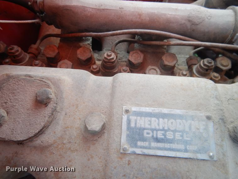 image for item HU9329 1957 Mack B63  truck cab and chassis