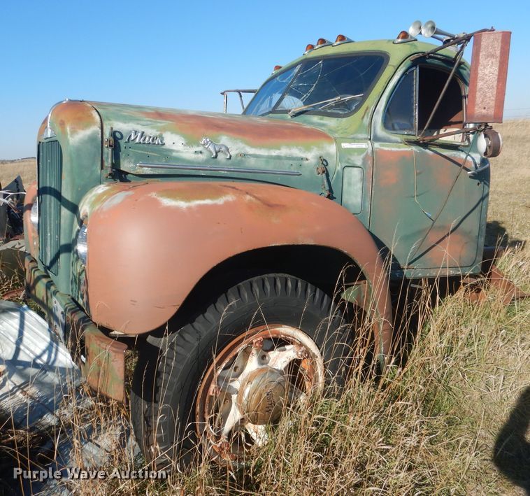 image for item HU9330 1956 Mack  truck cab and frame